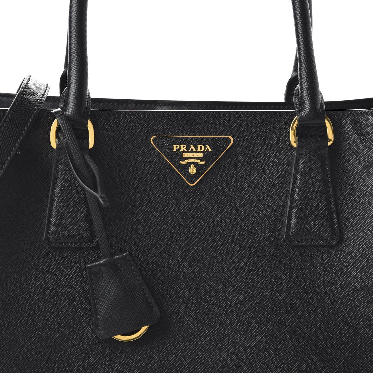 Prada Saffiano Lux Medium Tote Black 10 of 10