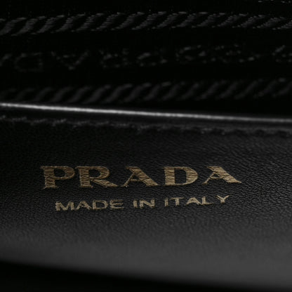 Prada Saffiano City Calfskin Medium Esplanade Tote Mercurio Black 6 of 9