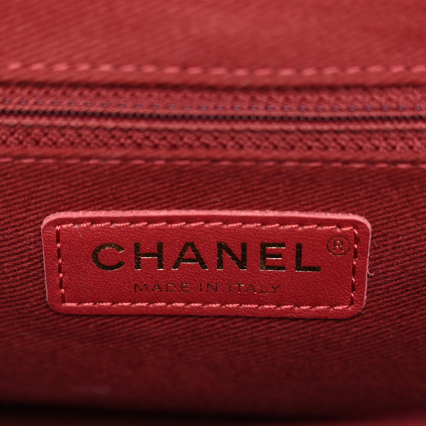 Caviar Quilted Small Business Affinity Flap Burgundy