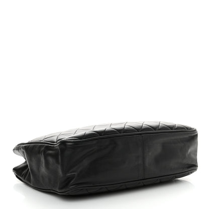 Chanel Lambskin Quilted Shoulder Bag Black 4 of 18