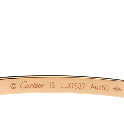 Cartier 18K Pink Gold Small LOVE Bracelet 15 4 of 5