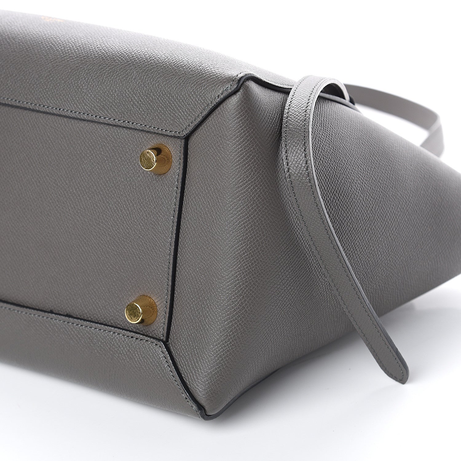 Celine Grained Calfskin Mini Belt Bag Grey 8 of 8