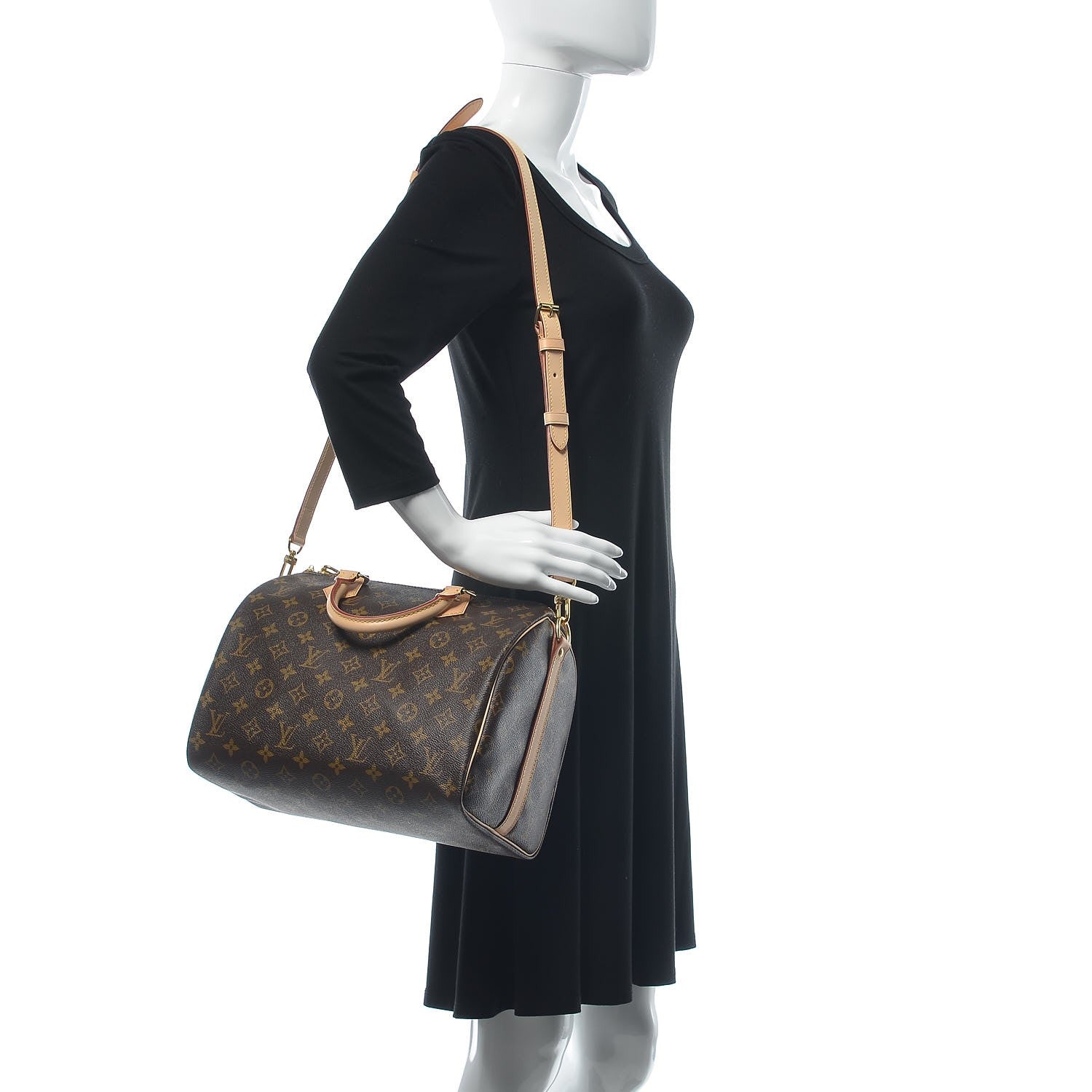 Louis Vuitton Monogram Speedy Bandouliere 30 3 of 10