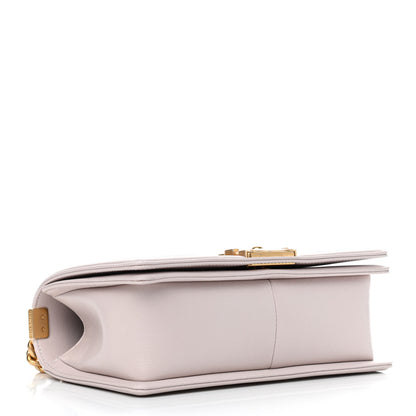 Chanel Caviar Chevron Quilted Medium Boy Flap Light Purple 4 of 9