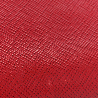 Prada Saffiano Cahier Continental Flap Travel Wallet Fuoco 12 of 12