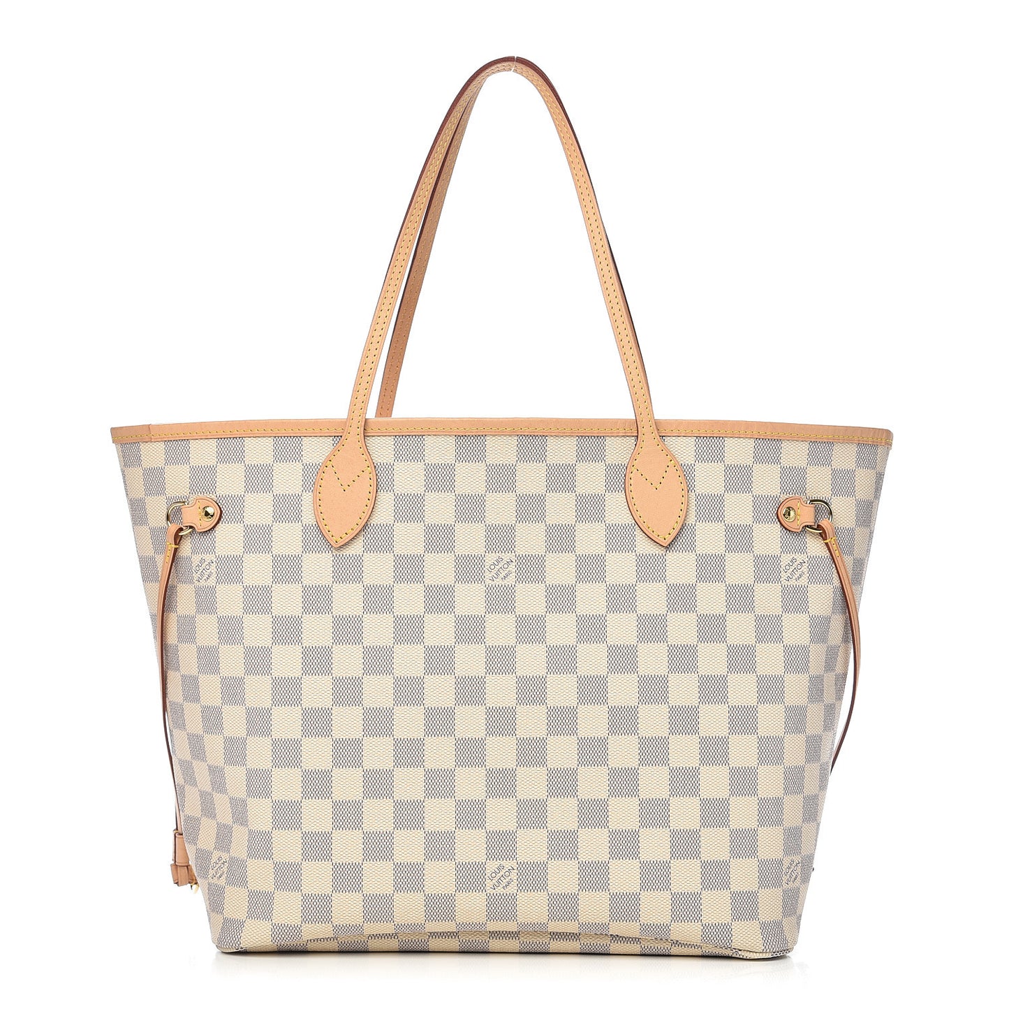 Damier Azur Neo Neverfull MM Rose Ballerine