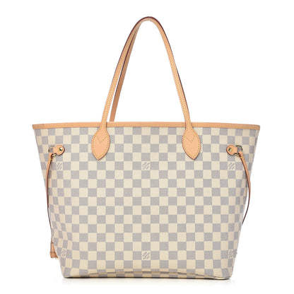Louis Vuitton Damier Azur Neo Neverfull MM Rose Ballerine 1 of 11