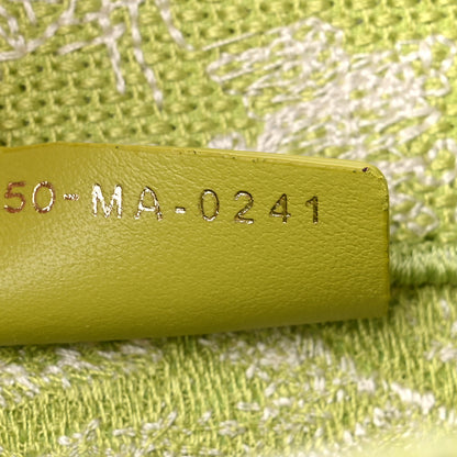 Christian Dior Canvas Embroidered Medium Dioriviera Toile De Jouy Book Tote D-Lite Green 6 of 11