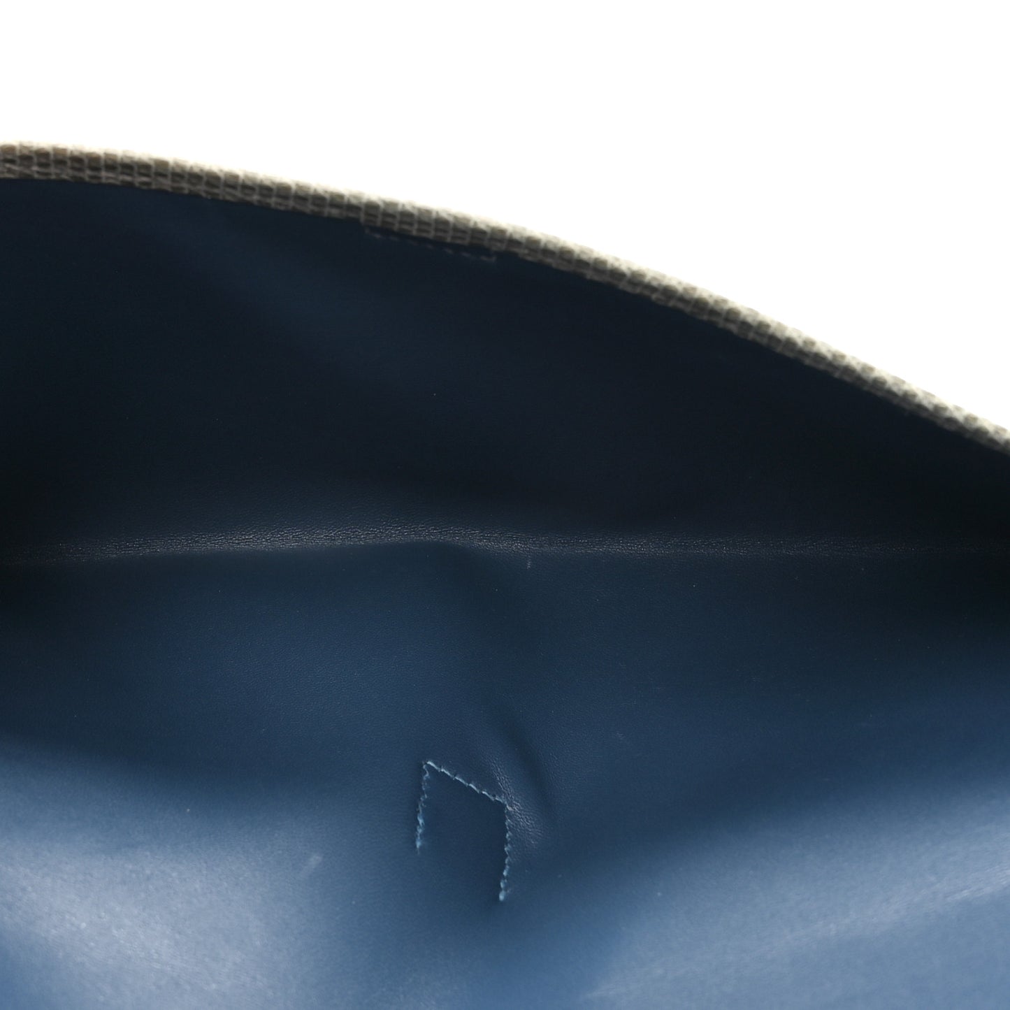 Veau Doblis Lizard Jige Elan 29 Clutch Bleu Ocean