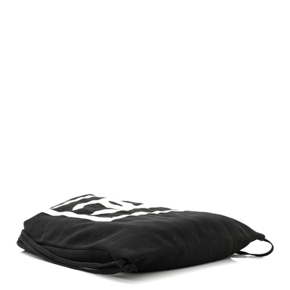 Chanel Cotton CC Drawstring Sport Line Backpack Black 4 of 10
