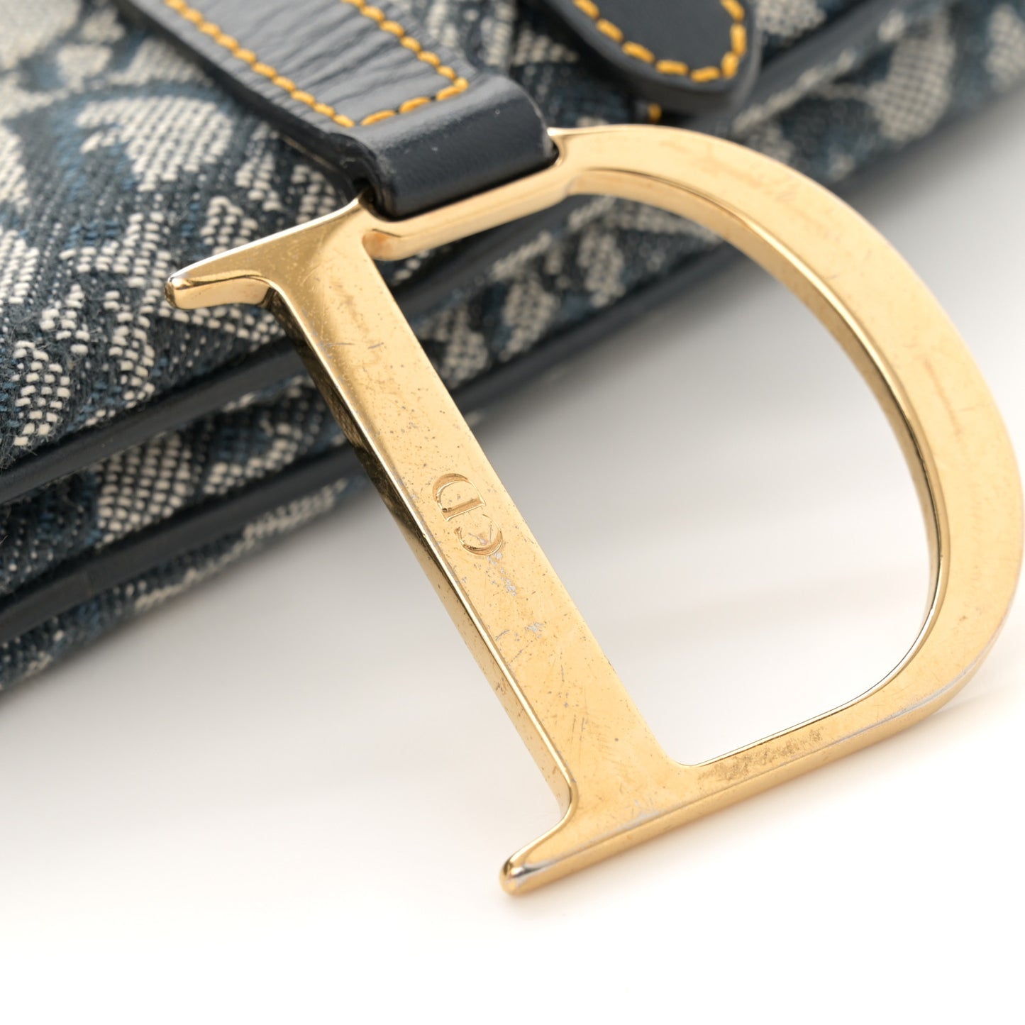 Monogram Saddle Bag Blue