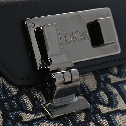 Christian Dior Oblique Smooth Calfskin Nano Pouch Beige Black 10 of 11