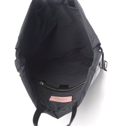 Gucci Calfskin Small GucciGhost Drawstring Backpack Black 4 of 9