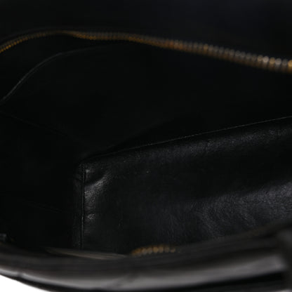 Chanel Lambskin Quilted Medallion Tote Black Black 12 of 12