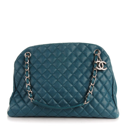 Chanel Caviar Quilted Large Just Mademoiselle Turquoise 1 of 7
