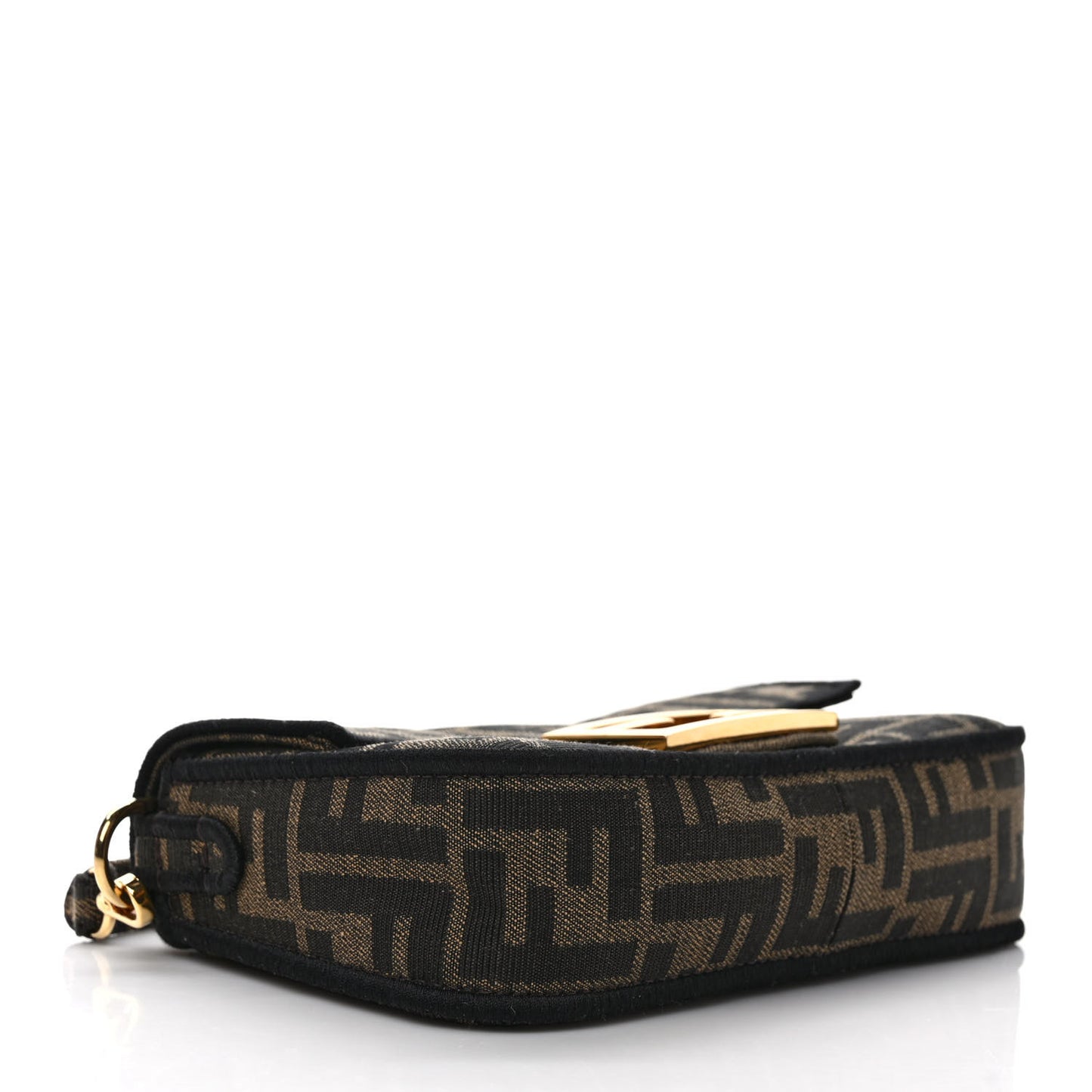 Fabric Jacquard FF 1974 Mini Baguette Tobacco Moro Black