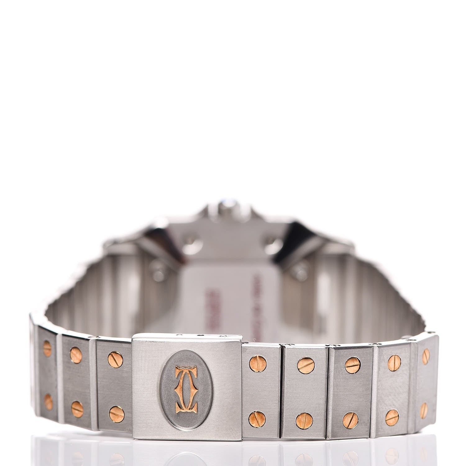 Cartier Stainless Steel 18K Yellow Gold 29mm Santos De Galbee Automatic Watch 5 of 8