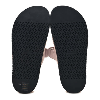 Hermes Suede Goatskin Womens Chypre Sandals 38 Rose Porcelaine 5 of 9