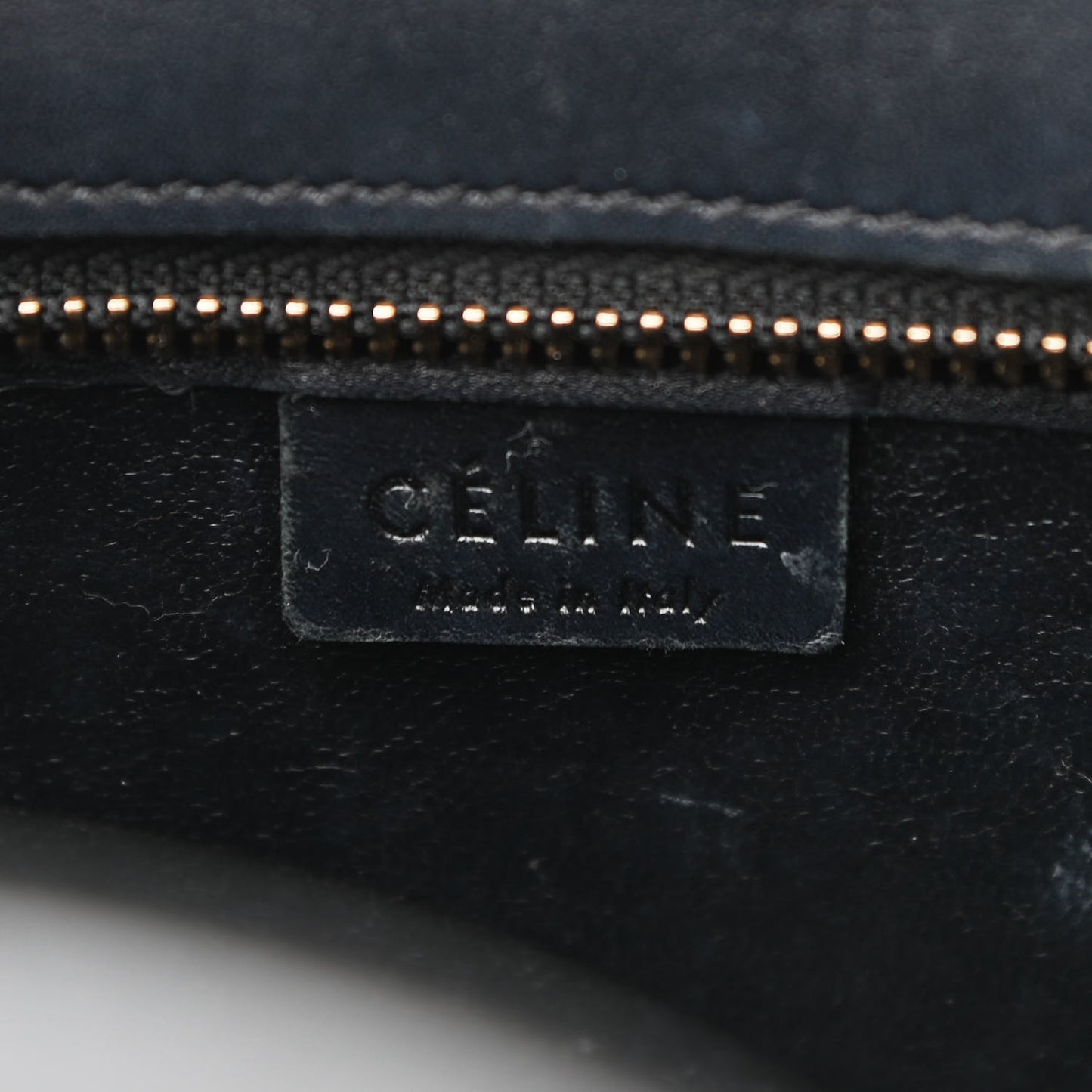 Bullhide Calfskin Nubuck Bi-Color Nano Luggage Black White