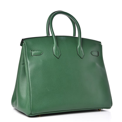 Hermes Epsom Birkin 35 Vert Bengale 3 of 28
