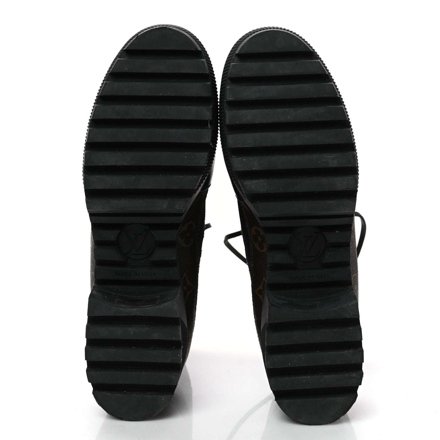 Louis Vuitton Suede Calfskin Crocodile Embossed Patent Monogram Laureate Platform Desert Boots 41 Black 6 of 8
