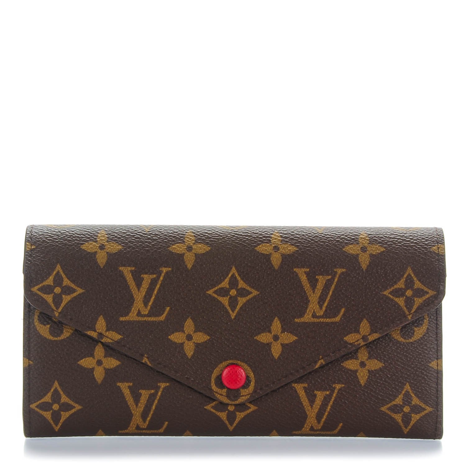 Louis Vuitton Monogram Josephine Wallet Red 1 of 7