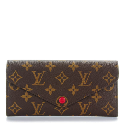 Louis Vuitton Monogram Josephine Wallet Red 1 of 7