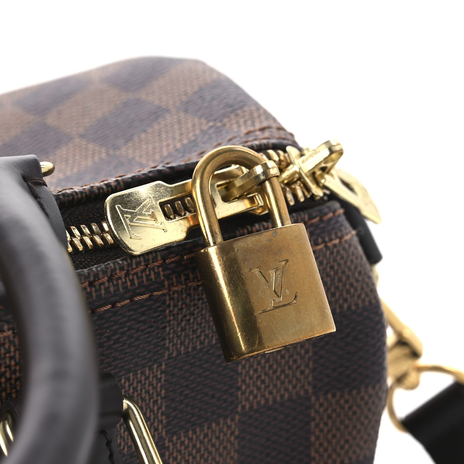 Louis Vuitton Damier Ebene Speedy Bandouliere 25 10 of 12