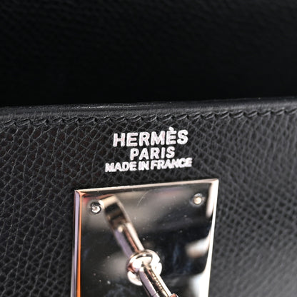 Hermes Epsom Kelly Sellier 32 Black 6 of 8