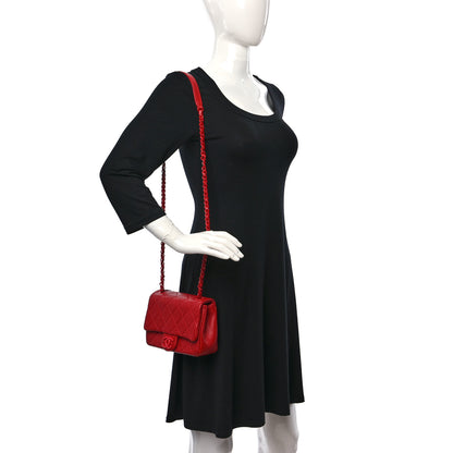 Chanel Caviar Quilted Mini Incognito Square Flap Red 2 of 10