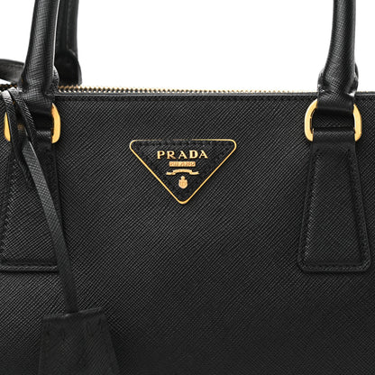 Prada Saffiano Medium Galleria Double Zip Tote Black 7 of 10