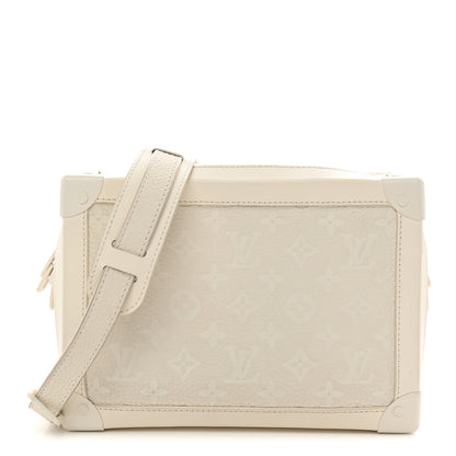 Louis Vuitton Taurillon Monogram Solar Ray Soft Trunk Powder White Powder White 1 of 11