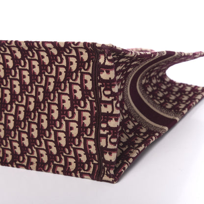 Christian Dior Oblique Large Book Tote Burgundy Multicolor 10 of 16