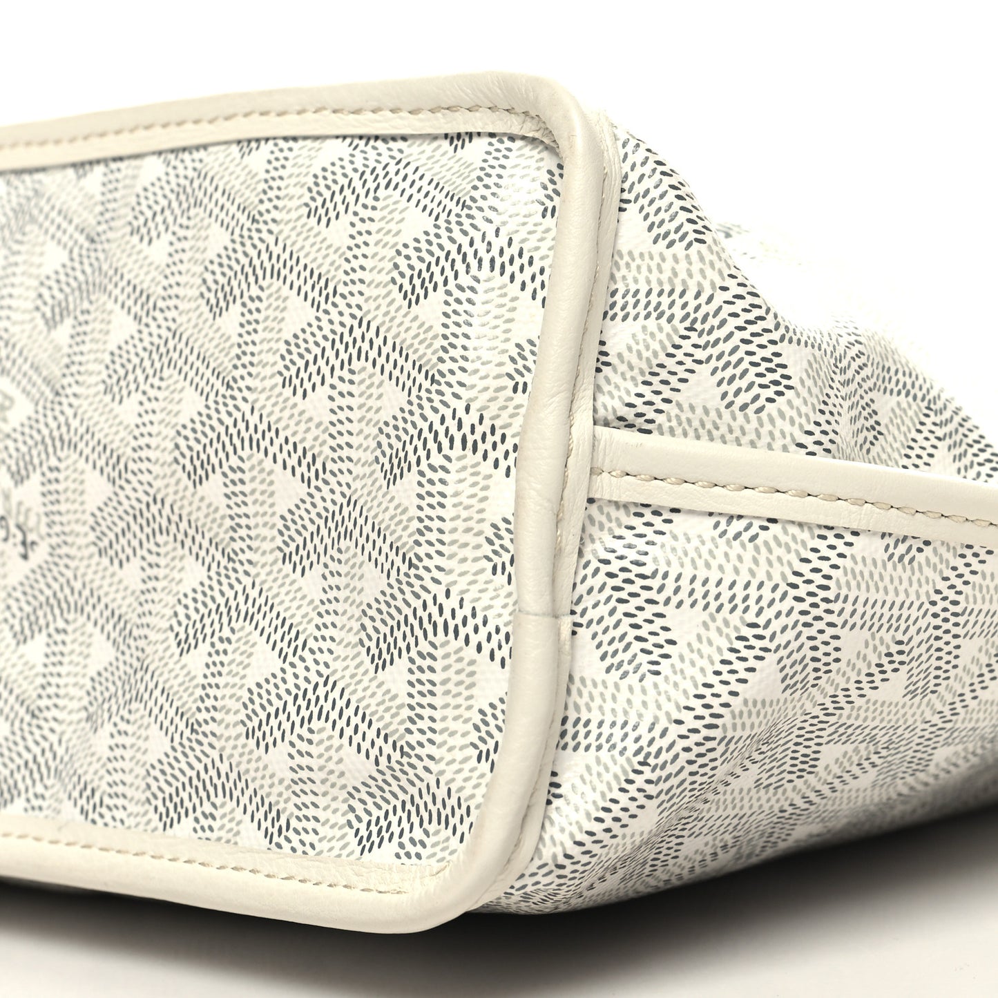 Goyardine Reversible Mini Anjou White