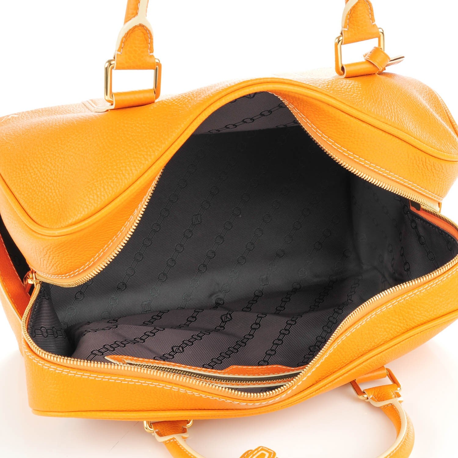 Louis Vuitton Tobago Leather Carryall Yellow 5 of 7