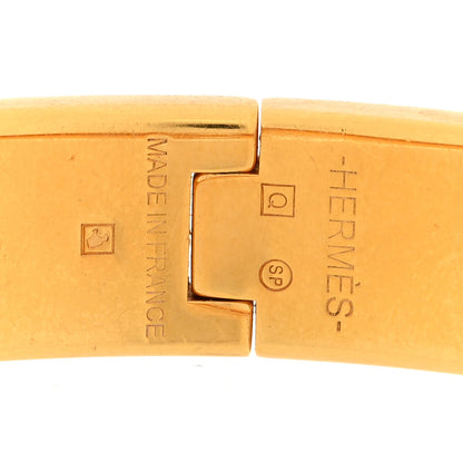 Hermes Enamel Narrow Clic Clac H Bracelet PM Loden 4 of 4