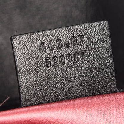 Gucci Velvet Matelasse Small GG Marmont Shoulder Bag Black 8 of 16