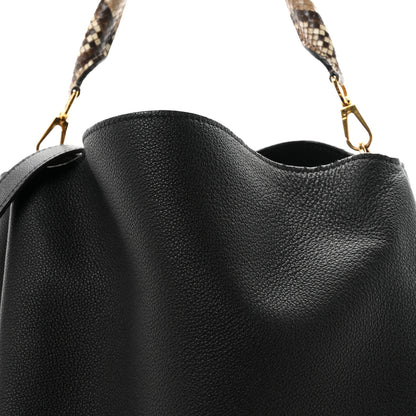 Louis Vuitton Veau Cachemire Snakeskin Babylone MM Black 8 of 10