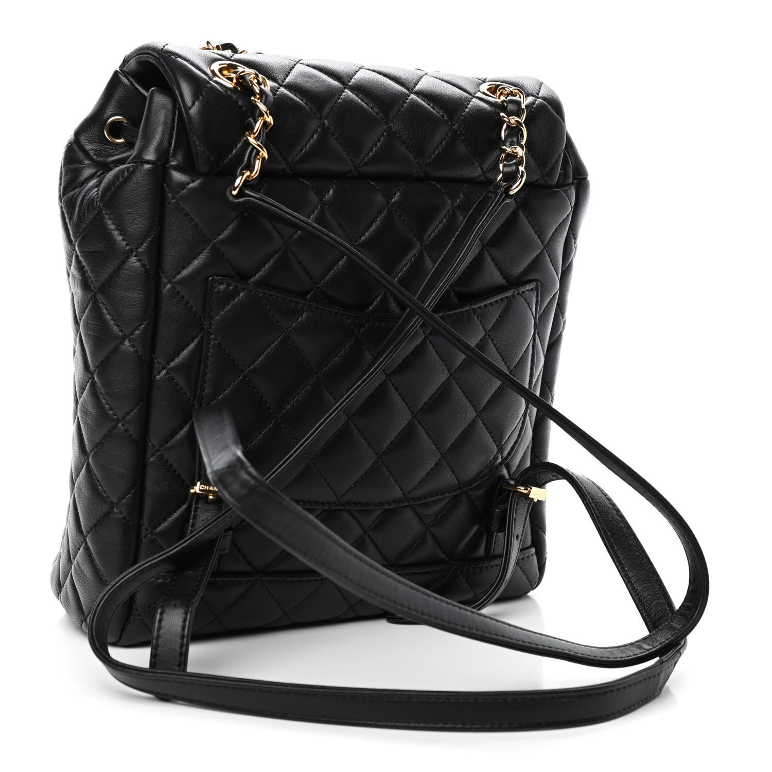 Chanel Lambskin Quilted Small Urban Spirit Backpack Black 2 of 4