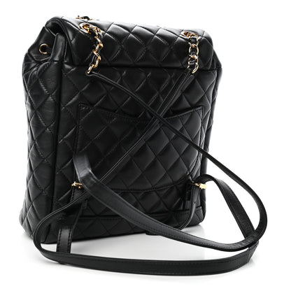 Chanel Lambskin Quilted Small Urban Spirit Backpack Black 2 of 4