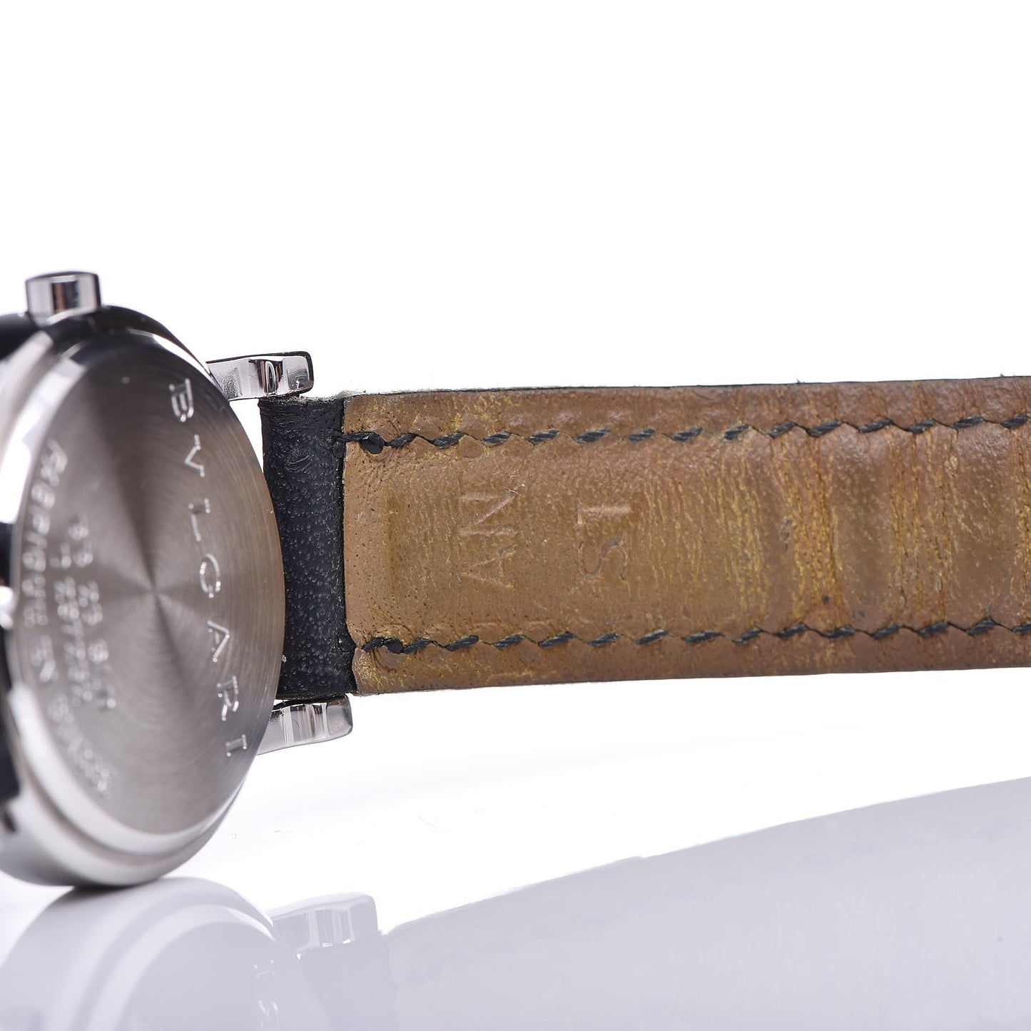 Stainless Steel Calfskin 26mm Quartz Watch Black