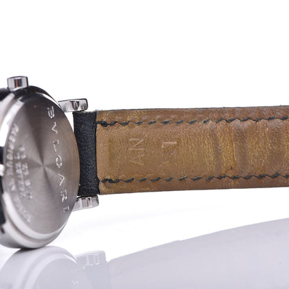 Bulgari Stainless Steel Calfskin 26mm Quartz Watch Black 7 of 10