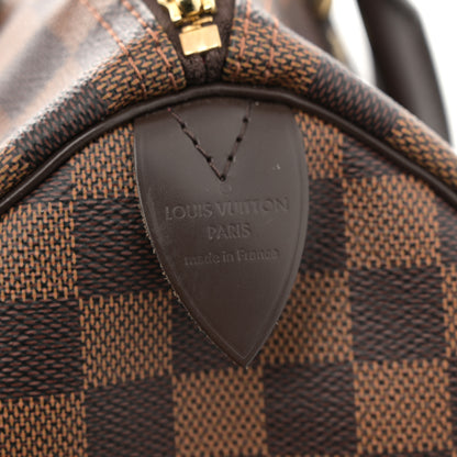 Louis Vuitton Damier Ebene Speedy 30 6 of 9