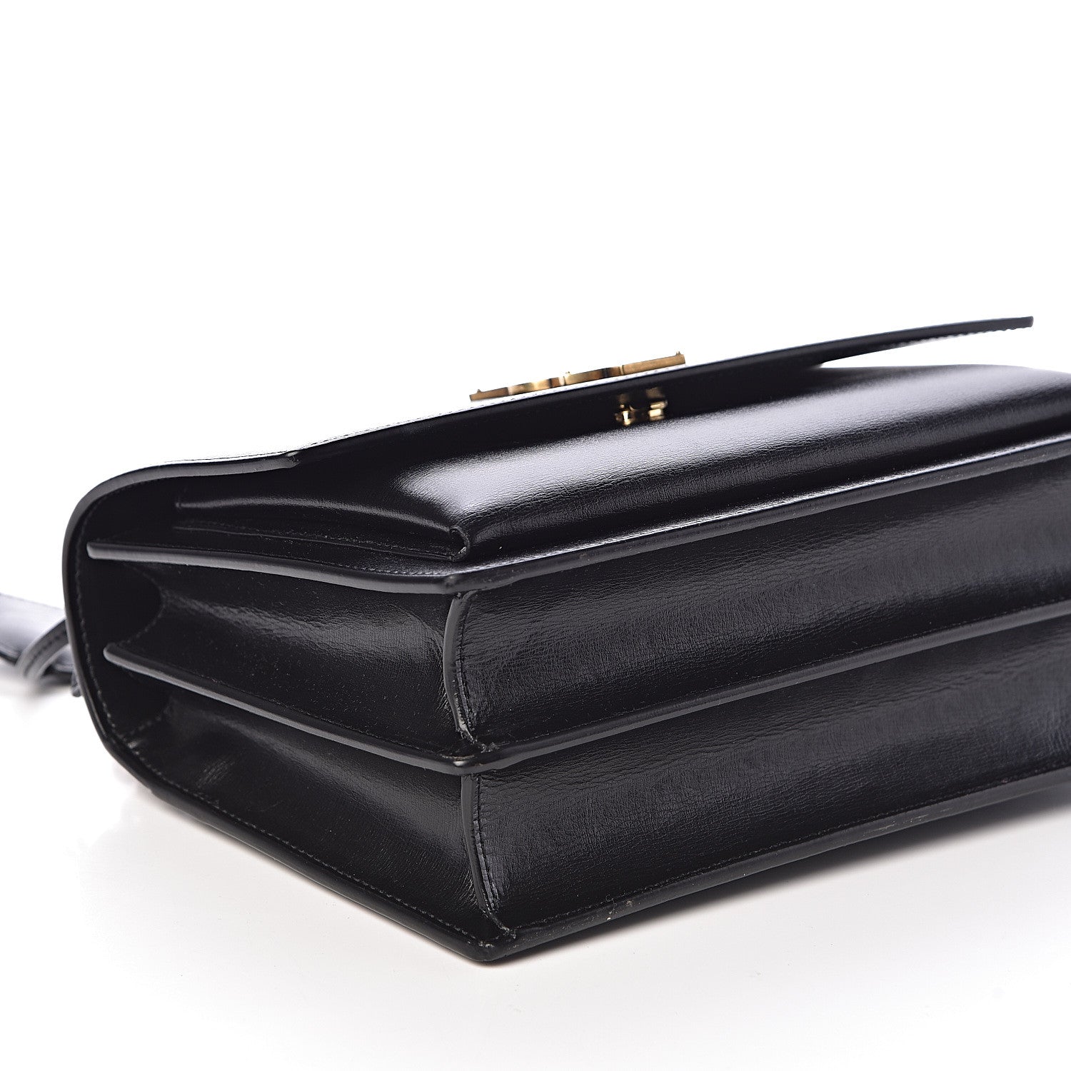 Saint Laurent Calfskin Medium Monogram Sunset Black 8 of 10