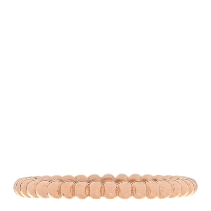 Van Cleef & Arpels 18K Rose Gold Small Perlee Ring 52 6 1 of 5