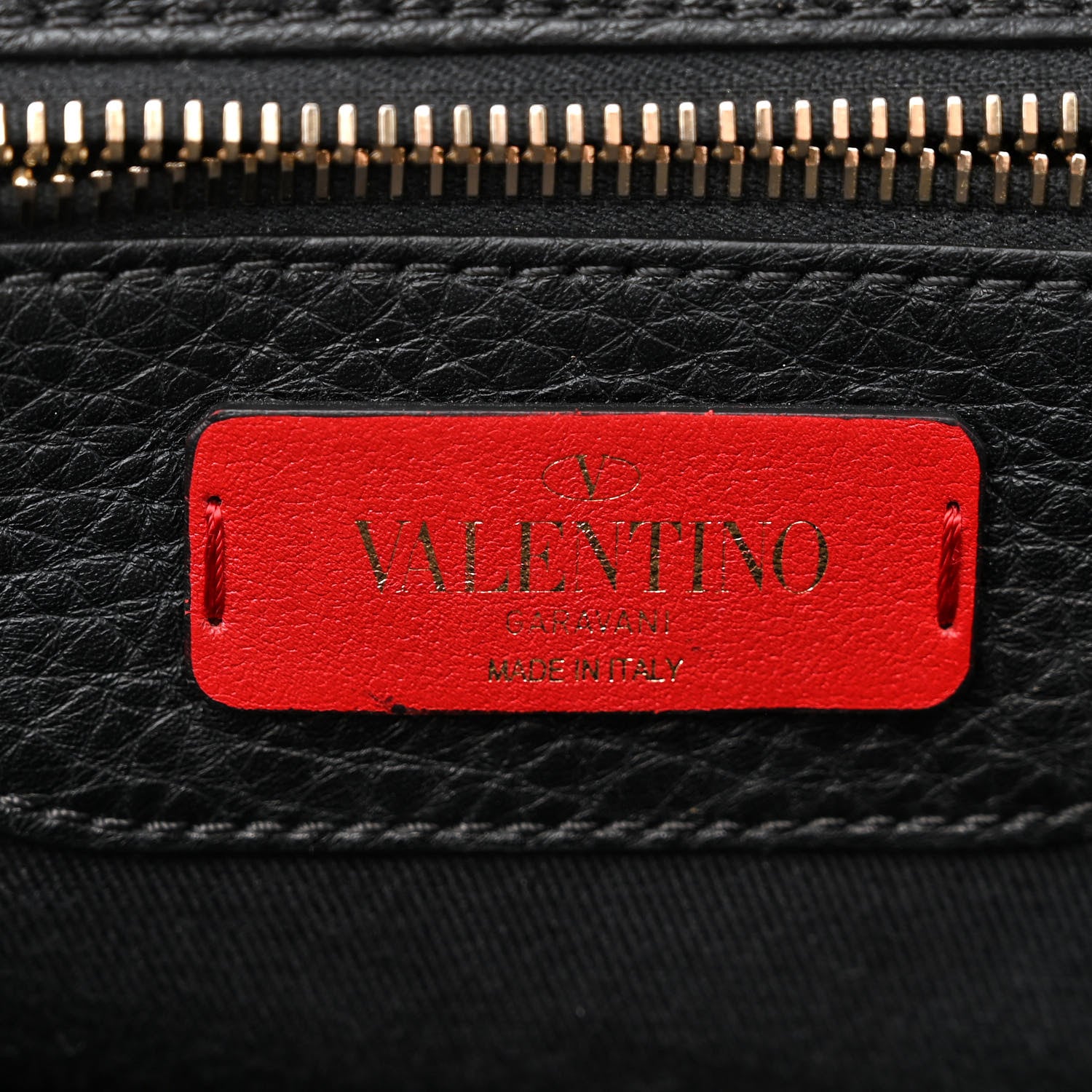 Valentino Garavani Pebbled Calfskin Rockstud Double Pocket Backpack Black 6 of 11