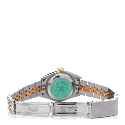 Rolex Stainless Steel 18K Yellow Gold Diamond 26mm Oyster Perpetual Datejust Watch Champagne 79173 5 of 7