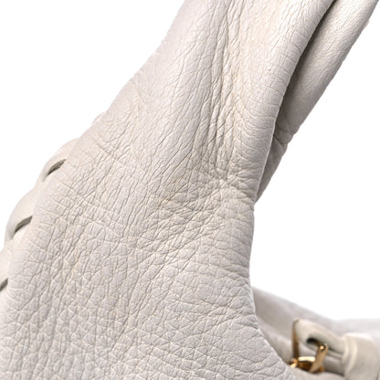 Bottega Veneta Cervo Braided Medium Veneta Hobo White 12 of 12