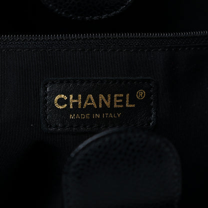 Chanel Caviar Quilted Petit Shopping Tote PST Black 6 of 19