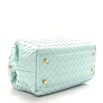 Bottega Veneta Nappa Intrecciato Bauletto Teal Washed 4 of 8